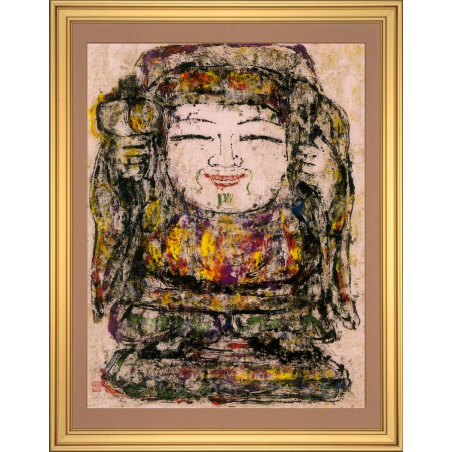 大黒様 開運絵画 インテリアアート 額装 飾り 壁掛け リビング