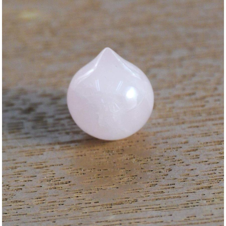 摩尼宝珠 ローズクォーツ 紅水晶 マニ宝珠 13mm パワーストーン 擬宝珠 