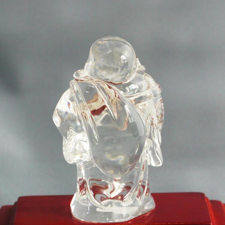 布袋尊 水晶 彫り 布袋尊 水晶 彫り