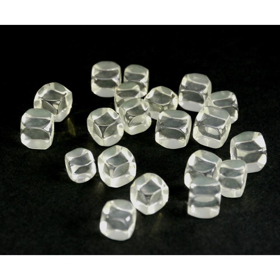 クリスタル クォーツ 水晶 浄化 ダイス カット サイコロ型