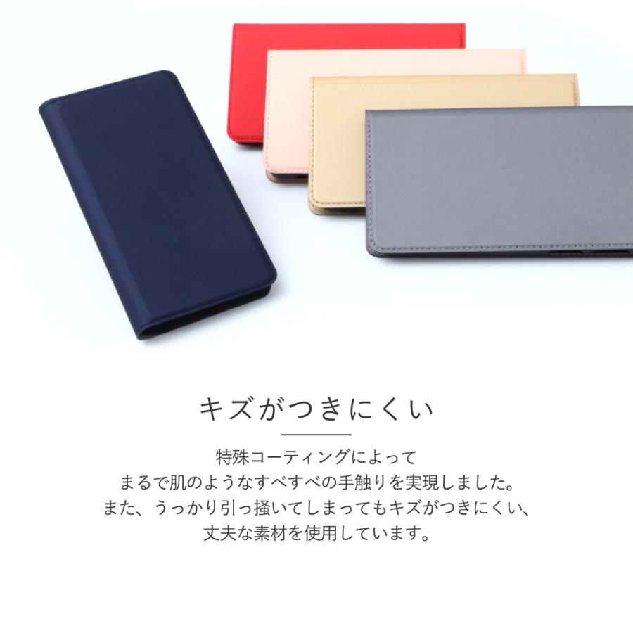 LOOF SKIN SLIM GRATINA KYV48 [ネイビー]  軽量 手帳型ケース カード収納 幅広ポケット｜hirasawayshop｜02