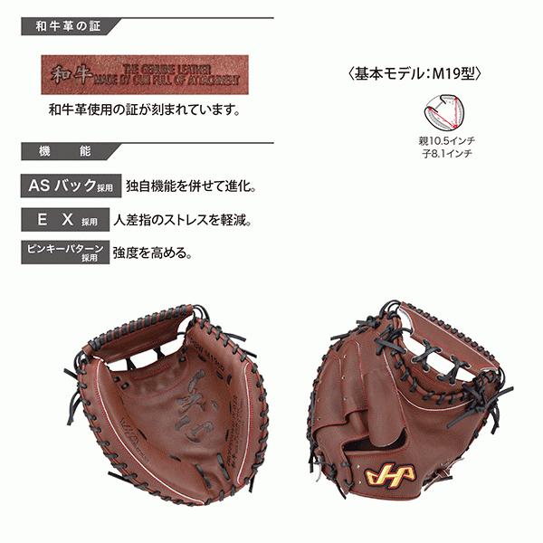 ハタケヤマ HATAKEYAMA 硬式グラブ 捕手用 右投げ用 甲斐モデル