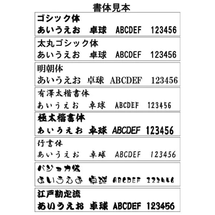 2026年度・日本卓球協会ゼッケン】 ラメ文字 ゼッケン作成 オリジナル