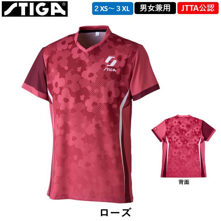 STIGA（スティガ） 卓球 ユニフォーム シャツ KR-VIII 日本卓球協会