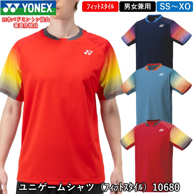 バドミントン　ユニフォーム　L YONEX ヨネックス ユニゲームシャツ （10680） 男女兼用 ゲームウェア