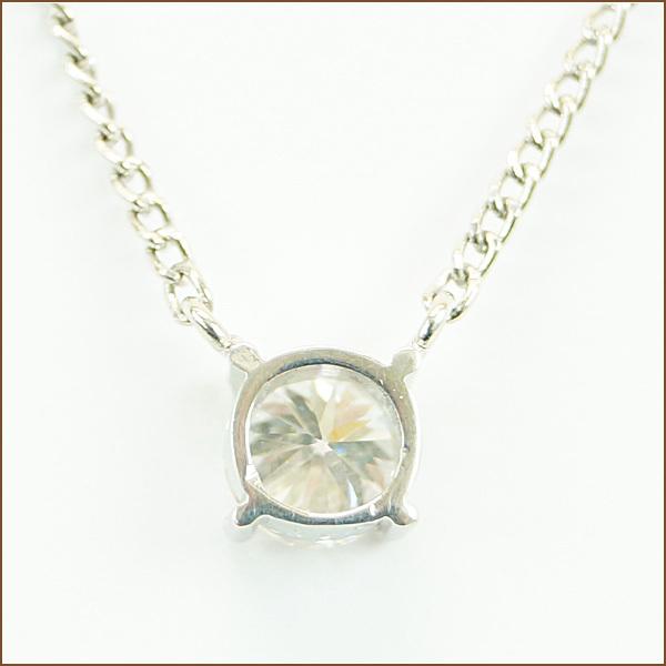 PT850 プラチナ ダイヤモンド0.461ct 一粒ダイヤ ネックレス 41cm 