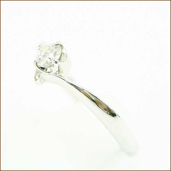 4℃ ヨンドシー PT950 プラチナ ダイヤモンド0.154ct リング 8.5号 指輪  