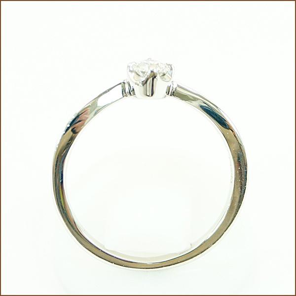 4℃ ヨンドシー PT950 プラチナ ダイヤモンド0.154ct リング 8.5号 指輪 
