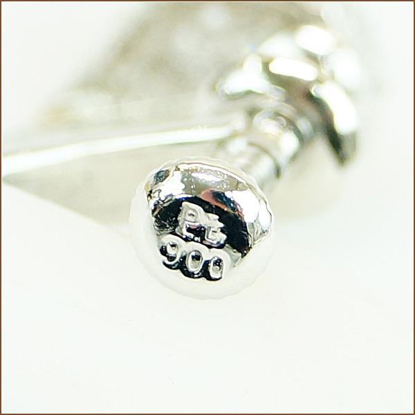 PT900 プラチナ ダイヤモンド0.38ct/0.38ct イヤリング レディース  
