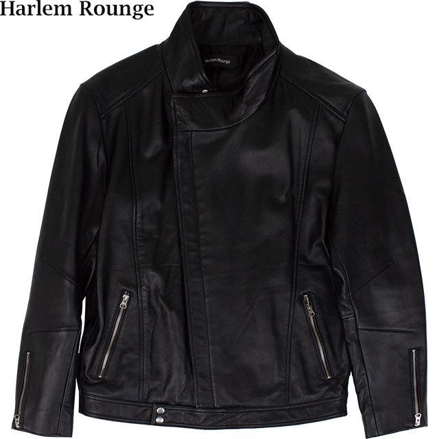 Harlem Rounge ハーレム ラウンジ メンズ レザージャケット 25901 black ブラック【セール商品のため返品交換不可