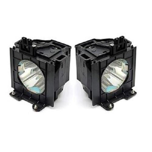 Panasonic - HIRO-JAPAN ET-LAD57W(2灯) 文句なし取り替えっこ品  パナソニック 映写機取り替えっこ照明ランプ PANASONIC 取替照明ランプ ホームシアター-テレビ、映像機器