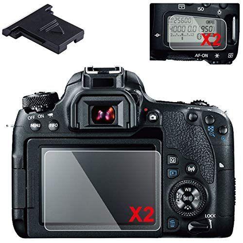 Kiorafoto 液晶保護フィルム Canon 特別セール品 EOS 9000D 付属 ホットシューカバー 76％以上節約 適用 2枚入