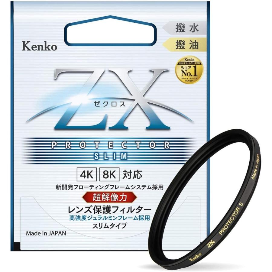 Kenko レンズフィルター ZX プロテクター SLIM 49mm 日本製 249338 