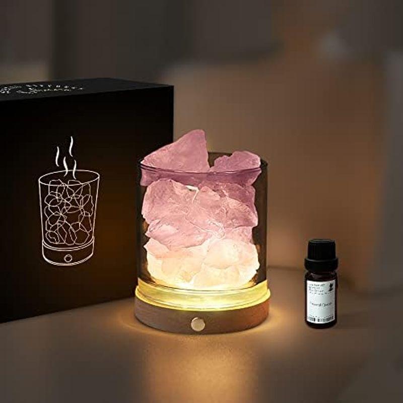 Kahuro アロマストーン セット天然石 400g+アロマオイル10ml+led