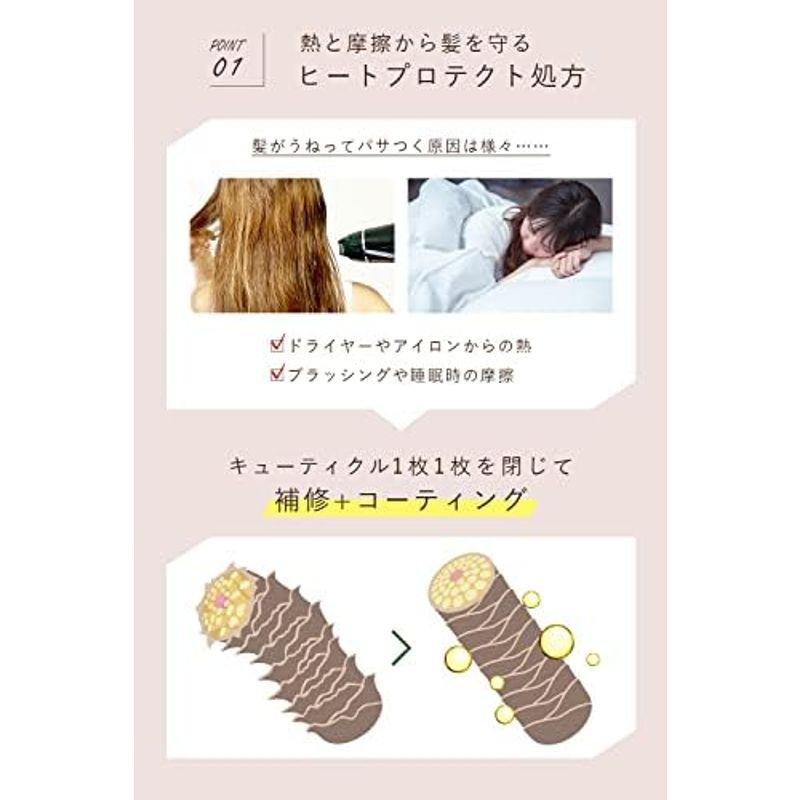 オルナ オーガニック ヘアオイル 洗い流さないトリートメント ヘア美容液 ヘアケア オイル 80ml (さらさら)｜hiro-life-shop｜07