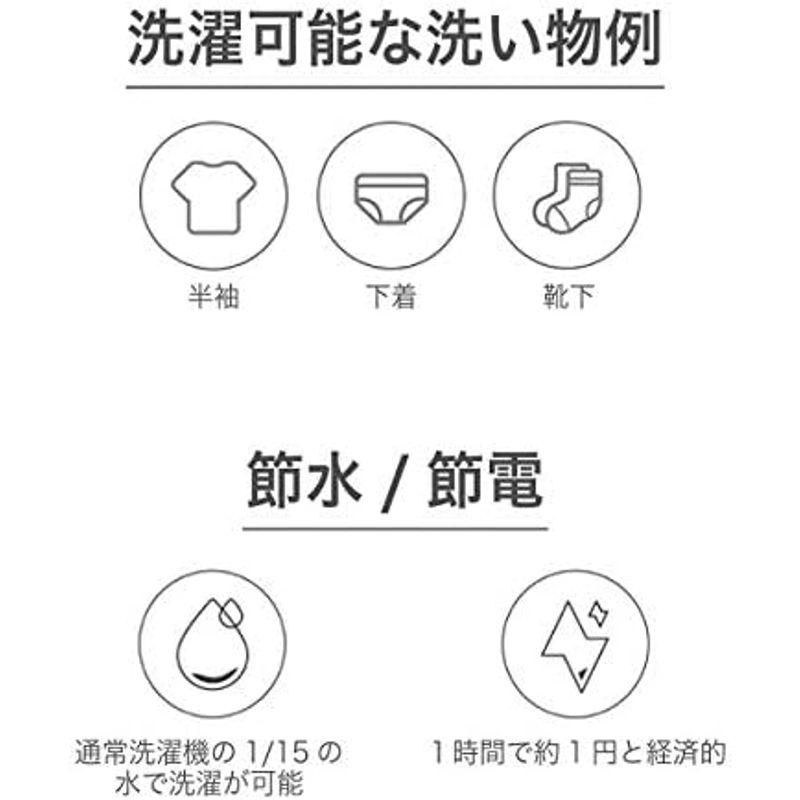 コンパクト折りたたみ洗濯機 脱水機能搭載 折り畳み 収納 排水 高性能 小さい 洗濯 マスク洗濯 ペット用品洗濯 SY-135｜hiro-life-shop｜03