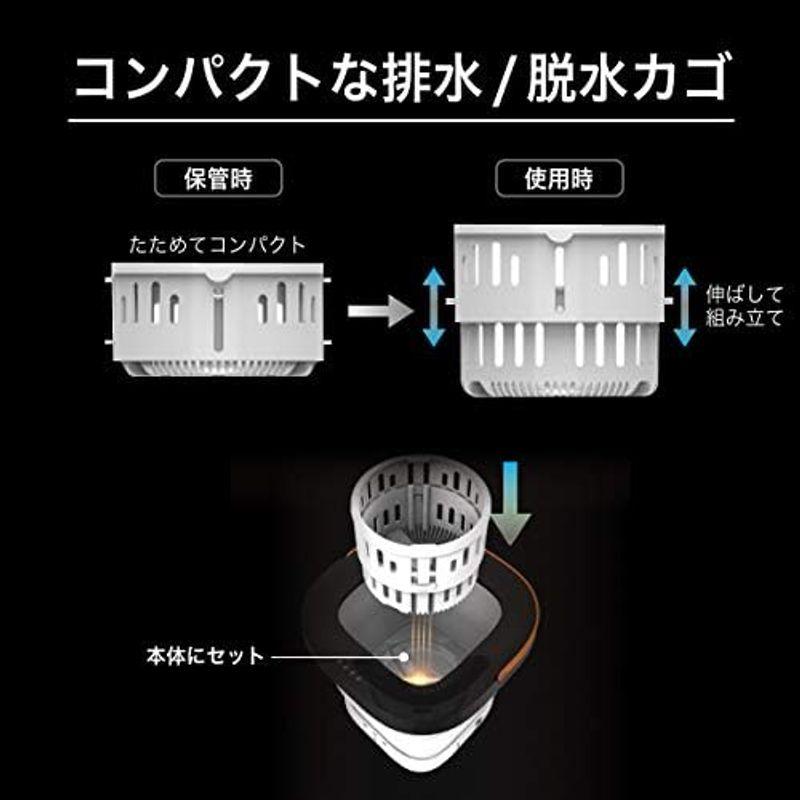 コンパクト折りたたみ洗濯機 脱水機能搭載 折り畳み 収納 排水 高性能 小さい 洗濯 マスク洗濯 ペット用品洗濯 SY-135｜hiro-life-shop｜07