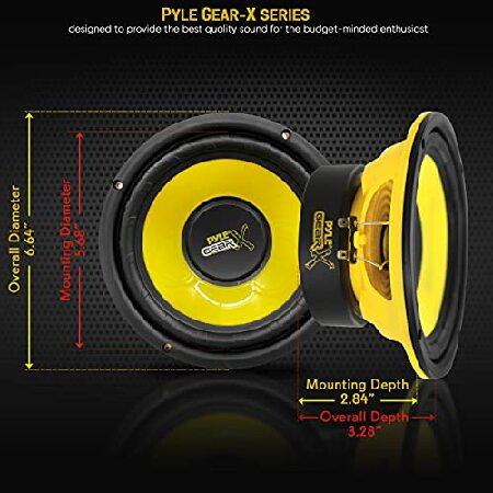 【並行輸入品】Pyle PLG64 6.5インチミッドバスウーファー300Wの画像