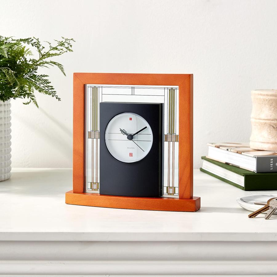 ブローバ Bulova Willits Frank Lloyd Wright コレクション Table Clock B7756｜hiro-s-shop｜04