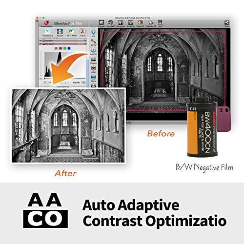 Plustek OpticFilm 8100フィルムネガおよびスライドスキャナ、7200 dpi光学解像度、48ビット色深度