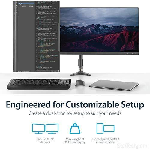 StarTech.com 2面対応多関節型液晶ディスプレイ・モニターアーム ARMDUAL StarTech com 2面対応多関節型液晶ディスプレイ モニターアーム