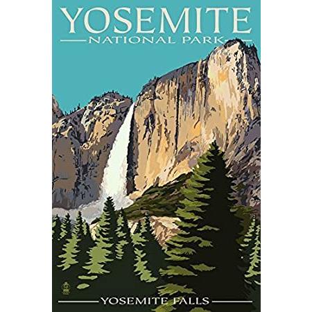 【楽天ランキング1位】 18 x 12 Falls – ヨセミテ国立公園、カリフォルニア Yosemite Art LANT-42231-12x18 Print 日本画