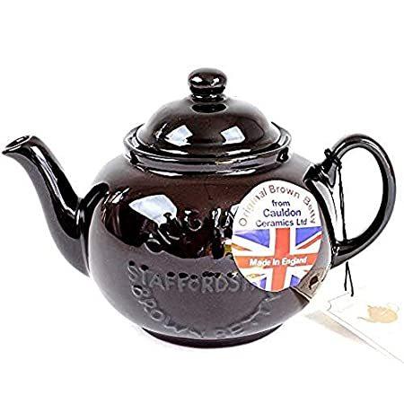 BROWN BETTY ブラウンベティー ティーポット 2カップ ロゴ入り 英国製 Cauldon Ceramics
