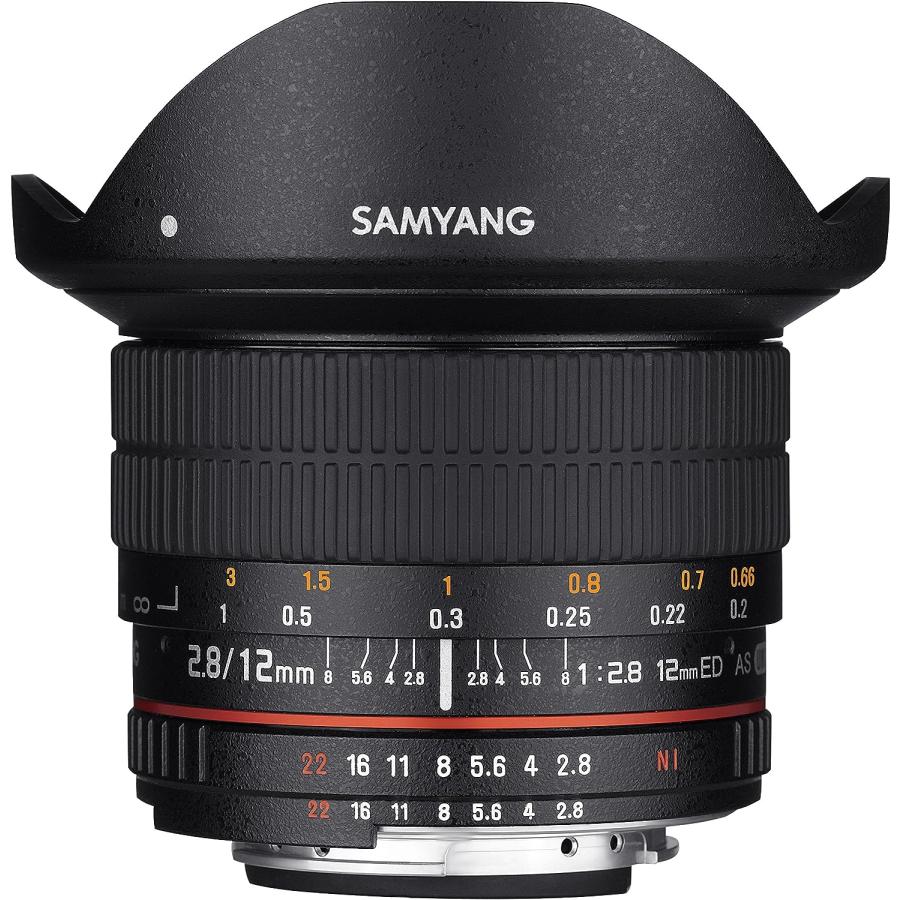 最高品質の Samyang 12mm F2.8 超ワイド魚眼レンズ Canon EOS EF デジタル一眼レフカメラ用 フルフレーム対応
