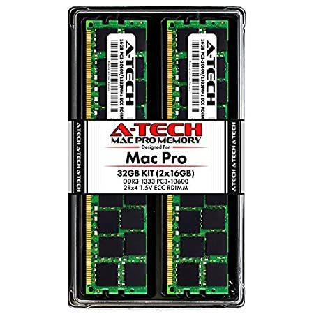 A-Tech 32GB キット (2x16GB) ECC RDIMM メモリ Mac Pro Mid 2010  Mid 2012 (MacPro5