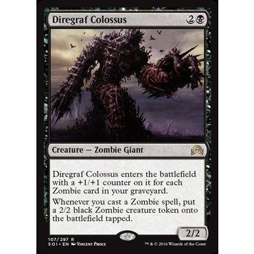 【SALE／37%OFF】 (107/297) Colossus Diregraf - Gathering the Magic: - Innistrad Over Shadows トレーディングカード