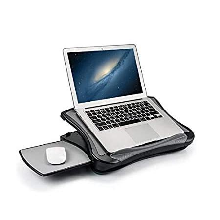ゲーム用ノートパソコンデスク、車用ノートパソコンスタンド、クッション付きノートパソコン冷却スタンド、調整可能なユニバーサルソファオフィス使用ノートパソ