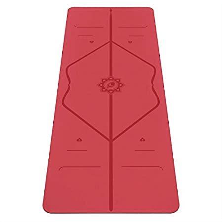 Liforme ヨガマット 限定版「ラブマット」 しっかりしたグリップ 独自の位置マーカーシステム環境に優しい素材と製法 PVCフリー 天然ゴム素材