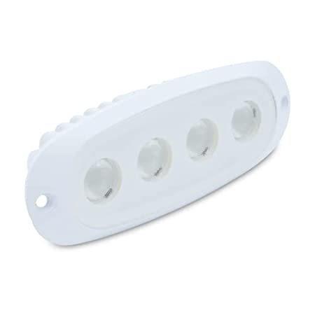 t-h Marine Oval Recessed Mount Spreader 4明るいホワイトLEDライト