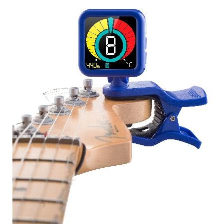 通販セール価格 TimbreGear Clip-On Chromatic Guitar Tuner (The Blues) with FREE 20 PACK AWESOME GUITAR PICKS! For Guitar， Bass Guitar， Acoustic Guitar， Electric Guita