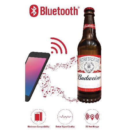 安いストア Budweiser Bluetooth Bottle スピーカー Authentic Design ワイヤレス