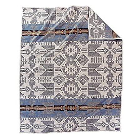 時間指定不可 雑貨 温かい おしゃれ プレゼント 海外製 人気 並行輸入品 Pendleton ホームコレクション クイーンブランケット ヘリテージシルバー 毛布 ブランケット