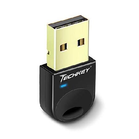 Finde sig i Fleksibel del Techkey USB Bluetooth 4.0 Adapter Dongle for PC Laptop Computer Desktop  Stereo Music, Skype Call, Keyboard, Mouse, Support All Windows 10 8.1 8 7  :B07QL7C6WG:海外輸入専門のHiroshop - 通販 - Yahoo!ショッピング