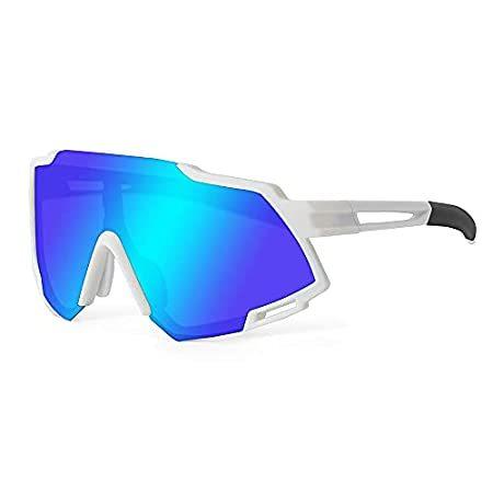 偏光スポーツサングラス スポーツアクセサリー メンズ スポーツサングラス レディース メンズ アウトドア ランニング サイクリンググラス バイク B07rgz7d16