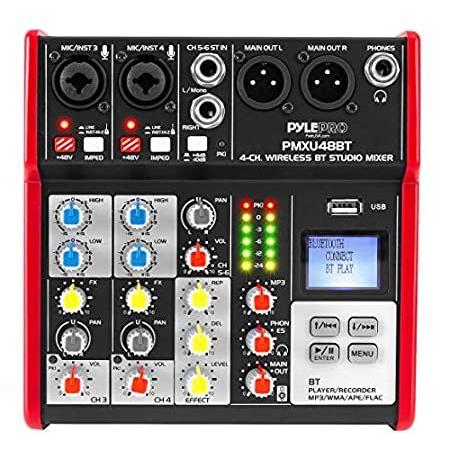 定番のお歳暮 Board Mixer Sound Audio Studio - Professiona Compatible Bluetooth Channel 4 DJコントローラー