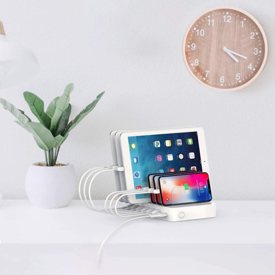 並行輸入品】SooPii USB充電ステーション プレミアム 6ポート 複数の