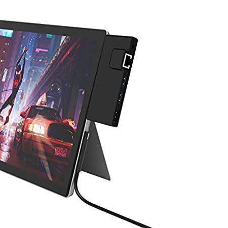 Cateck Surface Go ドッキングステーション USB Cハブ HDMIアダプター 5イン1 Type Cハブ 1000M RJ45イーサ