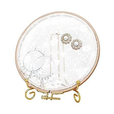 日本のジュエリーブランド イヤリングホルダーオーガナイザー スタッドイヤリングスタンドハンガー ガールズ レディース ジュエリーディスプレイ レース ハンドメイド 木製イヤリン 正規 店 名古屋 Livinginmalta Com