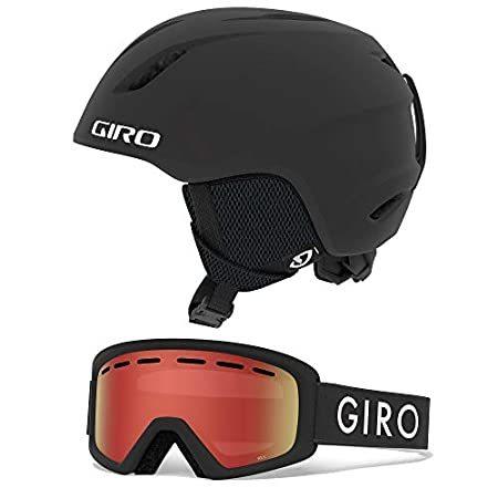 Gir0 ゴーグル スキー スノボー 送料無料 並行輸入品Gir0 Launch Kids Sn0w Helmet G0ggle C0mb0 Matte Black/Black Z00m S Flash (5