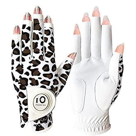 ゴルフグローブ レディース 左手 右 レザー ボールマーカー付き レザー 右 フルフィンガー ネイルカラーパック レディース レディース B081cv25tb 海外輸入専門のhiroshop サイ ファッション 全天候型グリップ 日本人気メーカー直販超絶 の