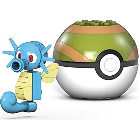 即日発送 Building Figure Horsea Pokemon Construx MEGA Set Ball Poke with 積木
