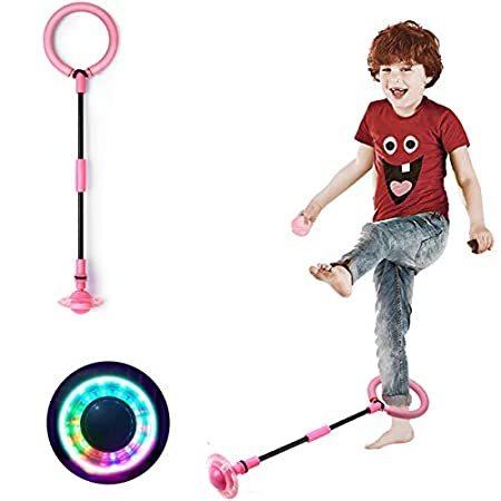 Onez Mihlapi 脂 フィットネスジャンプロープ カラフルなスポーツスイングボール 子供用折りたたみ式アンクルスキップボールフラッシュジャンプ 知育玩具 ふるさと割 Themtransit Com