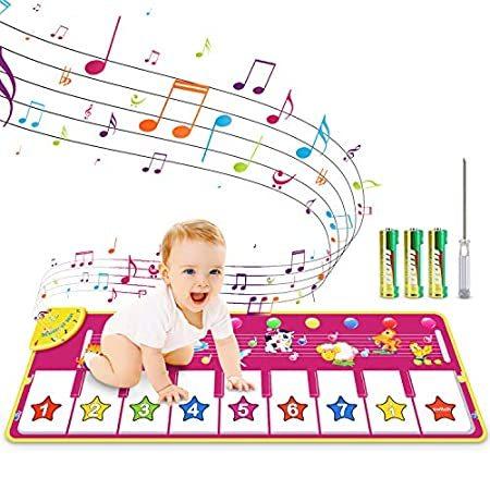 優れた品質 Keyboard Musical Kids RenFox Piano Dance Blanket Play Music Electronic Mat, 知育玩具