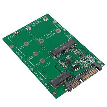 Futheda 2イン1 Mini PCI-E M.2 NGFF + mSATA SSD ソリッド