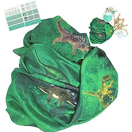 新しい 海外製 プレゼント 子供 おもちゃ 人気送料無料 Waldor フォートビルディングキット ジャイアントプレイシルクとメープル木製プレイクリップ 3 X 9 恐竜 Ruth Avery 並行輸入品 おもちゃ