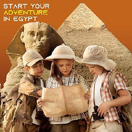 タイムセール商品 XXTOYS Ancient Egyptian Pyramids 発掘キット Gem Excavation Set STEM Science Educational Toys Archaeology Gifts for Boys ＆ Girls